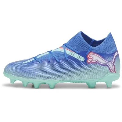 Abbildung von Puma Future 7 PRO FG/AG JR Unisex Fußballschuh Nocken für Kinder, Größe: 37.5, Bluemazing/white/electric peppermint Schuhe