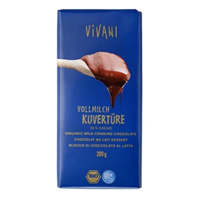 Abbildung von Vivani Vollmilchkuvertüre (200 g) Bio