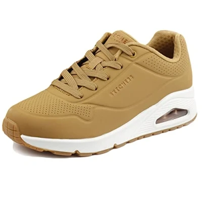 Abbildung von Skechers Sport UNO Sneaker low, Damen, Größe: 41, Camel Schuhe