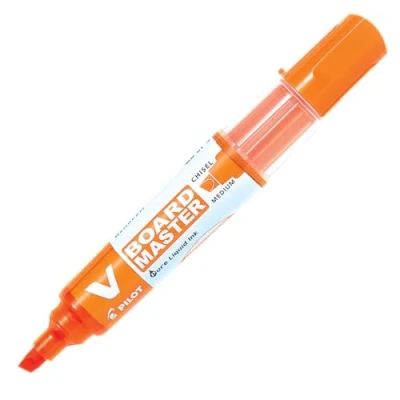Abbildung von 10 x Pilot Whiteboardmarker V Board Master 2,2 5,5mm Keilspitze orange