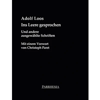 Abbildung von Ins Leere gesprochen: Mit einem Vorwort von Christoph Paret (edition schatten)