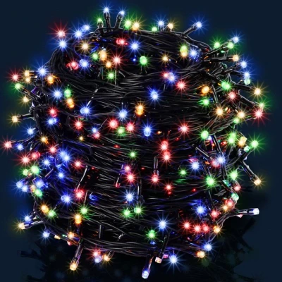 Abbildung von monzana Lichterkette, 200 / 400 600 LEDs warmweiß kaltweiß bunt IP44