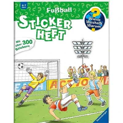 Abbildung von Wieso? Weshalb? Warum? Stickerheft: Fußball: Mit über 300 Stickern