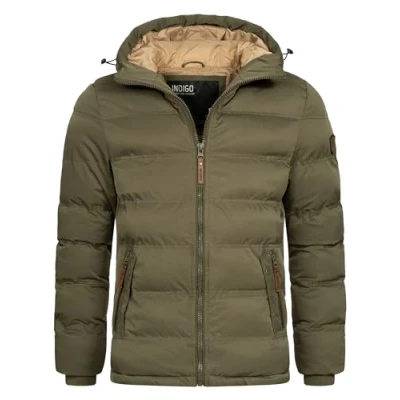 Abbildung von Indicode Jeans Nemos Winterjacke, Herren, Größe: XL, Army