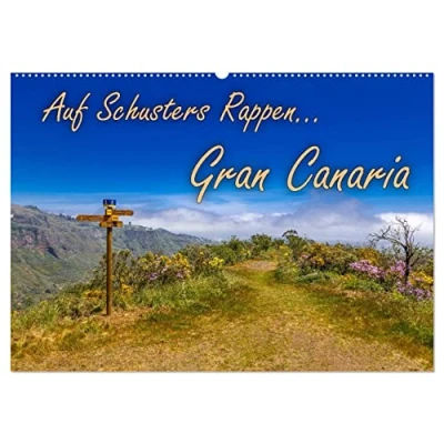 Abbildung von Auf Schusters Rappen... Gran Canaria (Wandkalender 2025 DIN A2 quer), CALVENDO Monatskalender