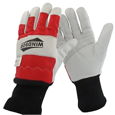 Abbildung von Ozaki Kettensägenhandschuhe Halbjahres Handschuhe speziell für Trennarbeiten linke Hand aus Kevlar Größe 8/S