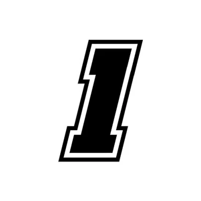 Abbildung von 4R Quattroerre.it 13371 Nummer Racing 1 Moto GP, Schwarz, 10 x 7 cm
