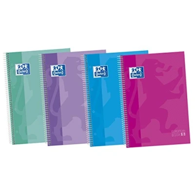 Abbildung von Oxford 400073042 Pack von 5 europeanbook Deckel extradura Spiralbuch, A4/210 x 297 mm