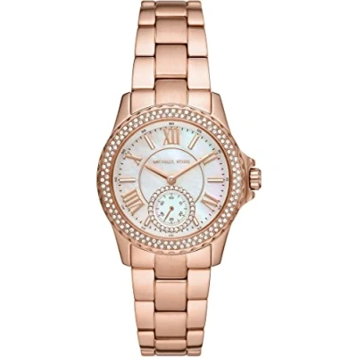 Abbildung von Michael Kors Traditional Everest Uhr Rose goldcoloured, Damen, Größe: One Size, gold coloured