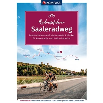 Abbildung von KOMPASS Radreiseführer Saaleradweg: Von der Quelle im Fichtelgebirge an die Elbe mit Extra Tourenkarte, Reiseführer und exakter Streckenbeschreibung