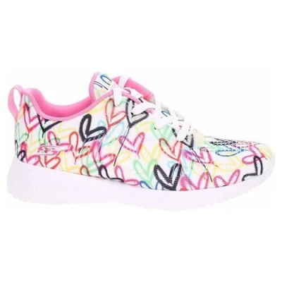 Abbildung von Skechers Sport BOBS Squad Sneaker low, Damen, Größe: 37, White/multicolor Schuhe