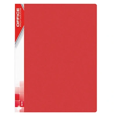 Abbildung von OFFICE PRODUCTS 21122011 04 Sichtmappe PP, A4, 620µ, 20 Prospekthüllen, rot