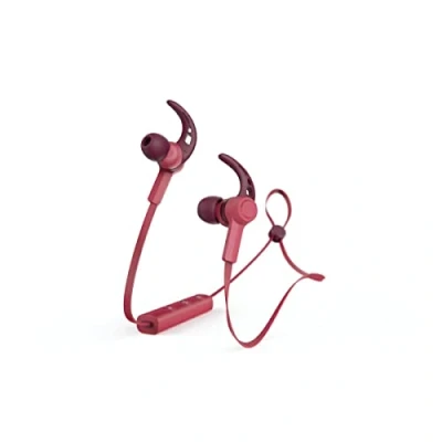 Abbildung von Hama Sport BT Kopfhörer Bluetooth Headset Ohrbügel Wireless (Anruffunktion, Bluetooth, Mikrofon, Wiedergabe Steuerung, 5.0, Schweißfest, Anruf Funktionen, mit Mikrofon)