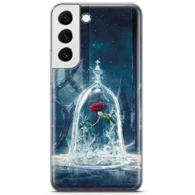 Abbildung von ERT GROUP Handyhülle für Samsung S22 Original und offiziell Lizenziertes Disney Muster Beauty and The Beast 002 optimal an die Form des Handy angepasst, hülle aus TPU