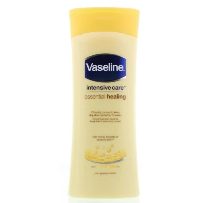 Abbildung von Vaseline Bodylotion Intensivpflege Essential Healing für trockene und empfindliche Haut 400ml