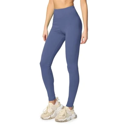 Abbildung von Merry Style Leggings Damen Hosen aus Baumwolle MS10 198 (1 tlg) elastischer Bund, eng