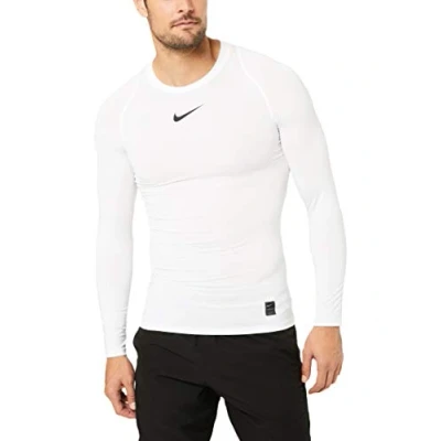 Abbildung von Nike Herren Top Comp Longsleeve, White/Black, 2XL