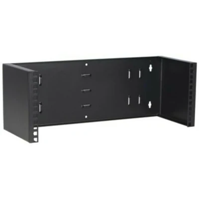 Abbildung von DSIT 4 HE 19 Zoll Montagerahmen für Wandbefestigungen ohne Schaniere 180mm Tief Schwarz