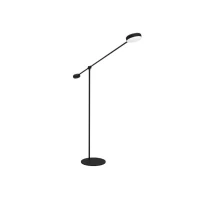 Abbildung von Eglo 900354 Stehleuchte CLAVELLINA Stahl schwarz, Kunststoff weiss LED 24W 3000K L:121.5cm H:160.5cm dimmbar mit Touchdimmer