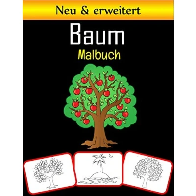 Abbildung von Baum Malbuch: Malbuch für ruhige Bäume (sowohl Kinder als auch Erwachsene geeignet)