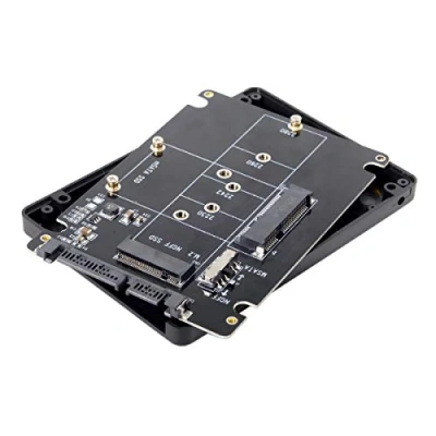 Abbildung von chenyang M.2 NGFF SATA ＆ mSATA SSD auf 3.0 Konverter Adapter Festplattengehäuse mit Schalter