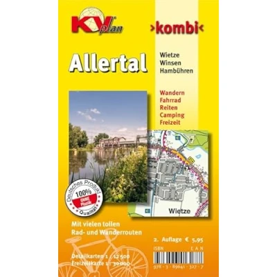 Abbildung von Allertal / Winsen Wietze Hambühren: 1:12.500 Gemeindepläne mit Freizeitkarte 1:30.000 inkl. Radroutenund Wanderwege: ... und Wanderwege (KVplan Heide Region)