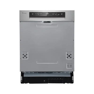 Abbildung von KKT KOLBE teilintegrierbarer Geschirrspüler DW615ED, 10 l, 14 Maßgedecke, 60cm / Edelstahl AquaStop 7 Programme Maßgedecke