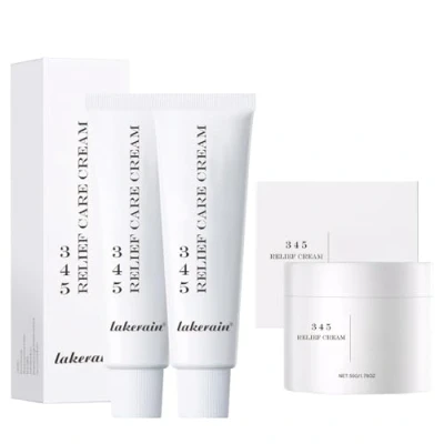 Abbildung von 3 Stück 345 Relief Cream 50ml Cream,345 Feuchtigkeitscreme Gesicht,345 Intensive Repair Cream,für zu Akne Neigende und Fettige Haut,mit 1 Beruhigenden Feuchtigkeitsspender