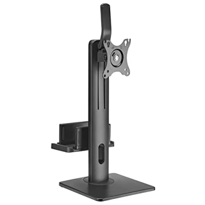 Abbildung von mywall Tischhalterung HL60L, Monitor für 17 32 Zoll, Halterung Mini PC, Höhenverstellbar, Neigbar, Drehbar und Horizontal anpassbar mit Federsystem, VESA 75/100, Gewicht 2 7 kg