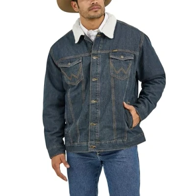 Abbildung von Wrangler Herren Denim Westernjacke, Sherpa/Denim, L