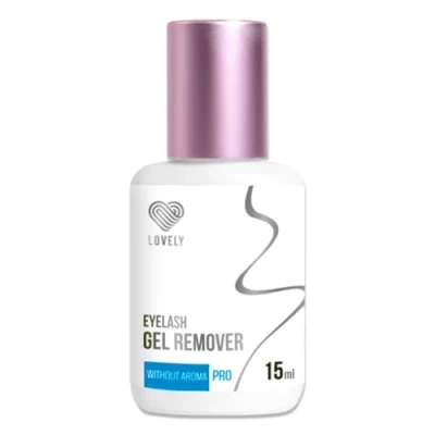 Abbildung von LOVELY Gel Remover für Wimpernverlängerung 15ml Geruchlos schnelle entfernung von Lash Extensions Wimpern Entferner einzelne künstliche Allergiker ohne Duft