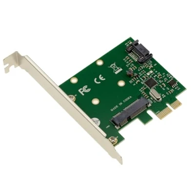 Abbildung von KALEA INFORMATIQUE PCIe mSATA + SATA Controller Karte 3.0 / 6GB Schnittstelle