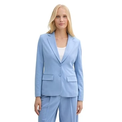 Abbildung von TOM Tailor Blazer, Damen, Größe: Large, Flawless blue