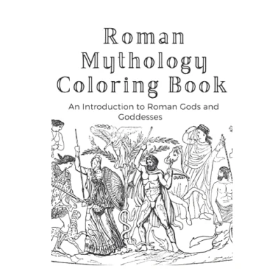 Abbildung von Roman Mythology Coloring Book: An Introduction to Gods and Goddesses