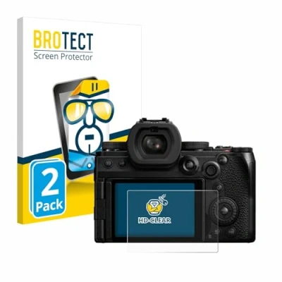 Abbildung von BROTECT (2 Stück Schutzfolie für Panasonic Lumix DC S5M2X Displayschutz Folie Ultra Klar