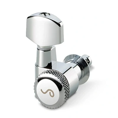 Abbildung von Schaller »M6 PIN SMB SL LOCKING MECHANIK 6 LINKS« Satz Klemm Mechaniken für E Gitarre Finish: Chrome, 10030220.01.50