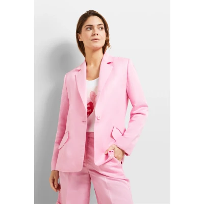Abbildung von bugatti Leicht Tailliert Blazer, Damen, Größe: 38, Pink