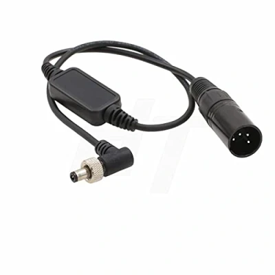 Abbildung von HangTon XLR 4 Pin 12V Locking DC Barrel Power Cable for Blackmagic Video Assist 12G HDR, Atomos Ninja V Monitor, Zaxcom Lectrosonics Wireless, MixPre 10, DECIMATOR