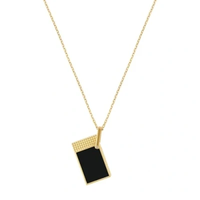Abbildung von S.T. Dupont K27077CH Halskette mit Feuerzeug Goldfarben/Schwarz