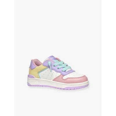 Abbildung von Geox Washiba GIRL Sneaker low für Kinder, Größe: 35, Lilac/light yellow Schuhe