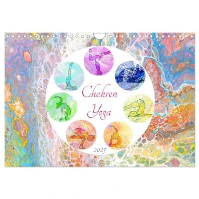 Abbildung von Chakren Yoga (Wandkalender 2025 DIN A4 quer), CALVENDO Monatskalender