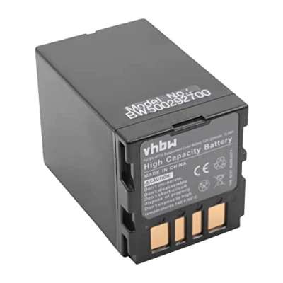 Abbildung von vhbw 1x Akku Ersatz für JVC BN VF733US, LY34647 002B, VF733, VF733U, VF714US Videokamera Camcorder (2200 mAh, 7,4 V, Li Ion)