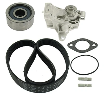 Abbildung von SKF VKMC 36117 Wasserpumpe + Keilrippenriemensatz mit Dichtungen Stehbolzen RENAULT: MASTER 2 Kasten