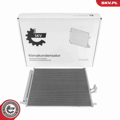 Abbildung von ESEN SKV 86SKV413 Klimakondensator mit Trockner Aluminium 636mm FORD: Ranger Mk3 (TKE) 2.2 TDCi, TDCi 4x4, 3.2 2.5 i 4x4 2011