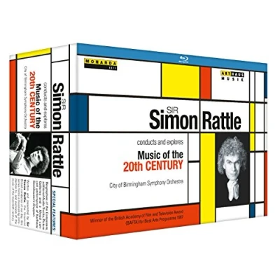 Abbildung von Sir Simon Rattle conducts and explores Music of The 20th Century [Blu ray]