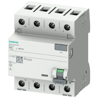 Abbildung von Siemens FI Schutzschalter 4polig 40 A 400 V 5SV3344 6KL (5SV3344 6KL)
