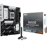 Abbildung von ASUS B650E MAX Gaming WiFi Mainboard Sockel AMD AM5 (ATX, DDR5, PCIe 5.0, 3X M.2, Wi Fi 6E, Realtek 2.5Gb Ethernet, DisplayPort, HDMI, BIOS Flashback, Aura Sync)