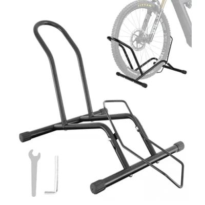 Abbildung von Fahrradständer Boden, Freistehender 16 bis 29 Zoll, Fahrradhalter, Fahrrad montageständer, Bike Ständer, Abstellständer, für Mountainbike Rennrad MTB