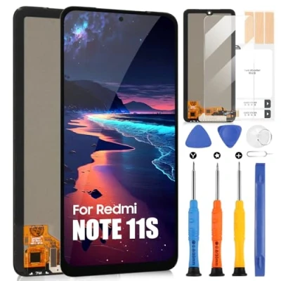 Abbildung von LCD Display für Xiaomi Redmi Note 11S / 11 6,43 Zoll Touchscreen Assembly mit Reparatur Set (Nicht Version 5G)
