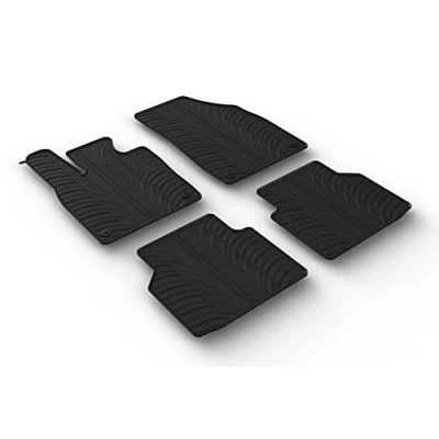 Abbildung von Gledring 0659 Fußmattensatz Gummi vorne und hinten 4 schwarz 750mm 550mm VOLKSWAGEN: ID.4